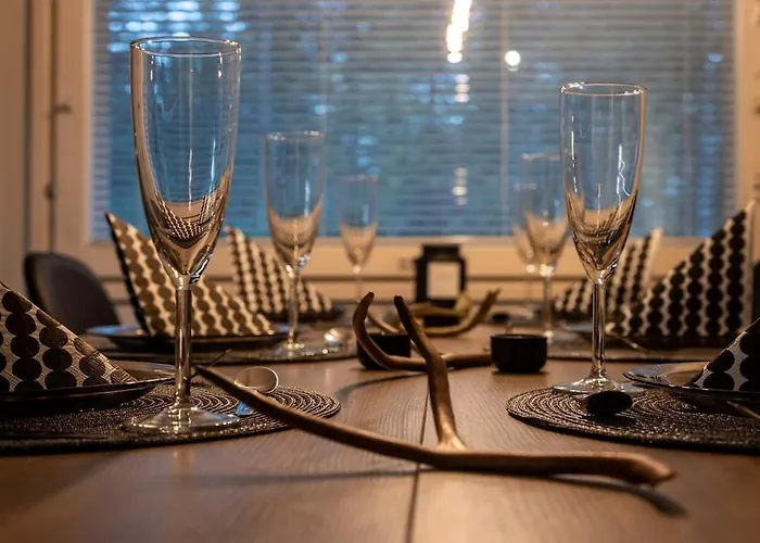 Arctic Forest With Sauna And Near Center *